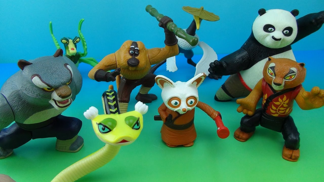 Обзор полной коллекции KUNG FU PANDA McDonald's HAPPY MEAL 2008