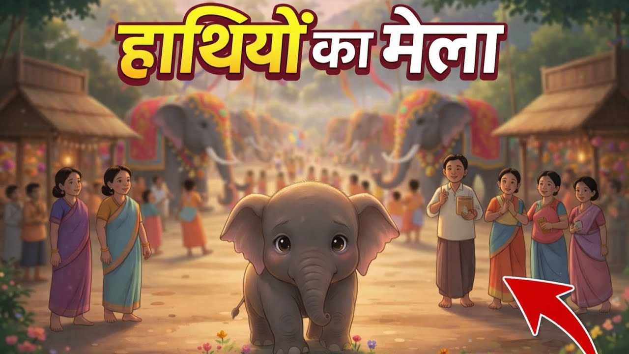 हाथियों का अनोखा मेला।एक खूबसूरत कहानी 