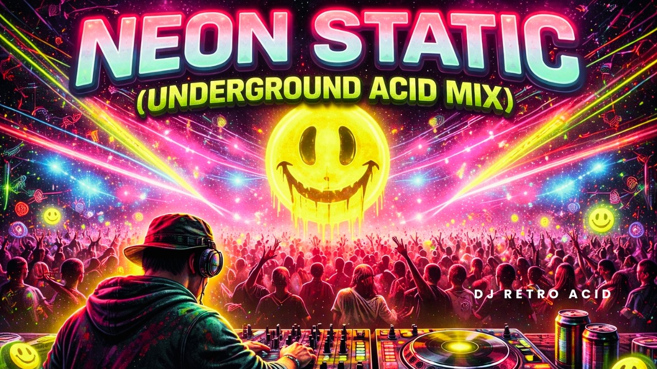 NEON STATIC (Underground Acid Mix) | 303 Acid House Banger | DJ Retro Acid