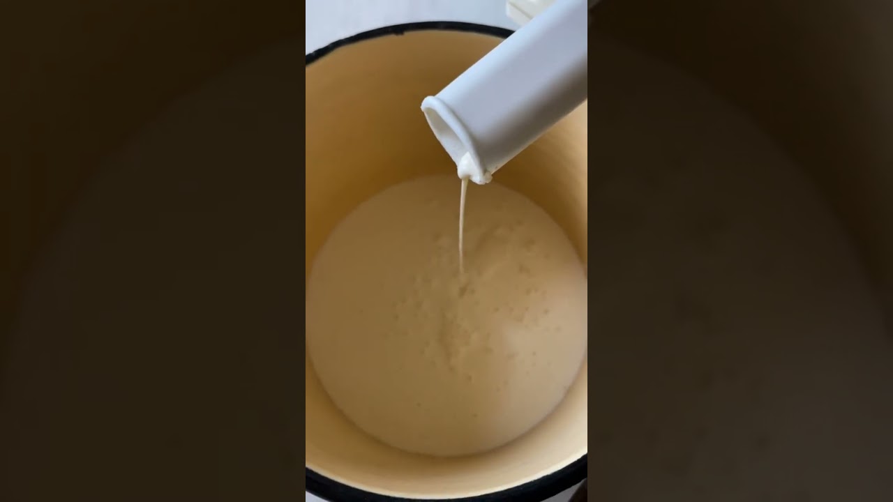 Домашние сливки готовим #деревня #рецепты #село