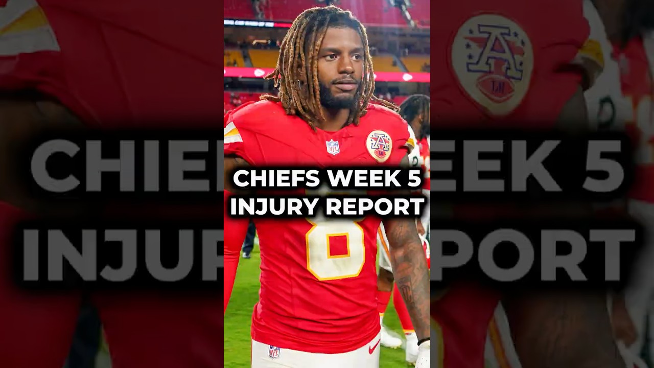 Chiefs vs. Jaguars Week 5 Injury Report: Injury News To Know #nfl #chiefs #shorts