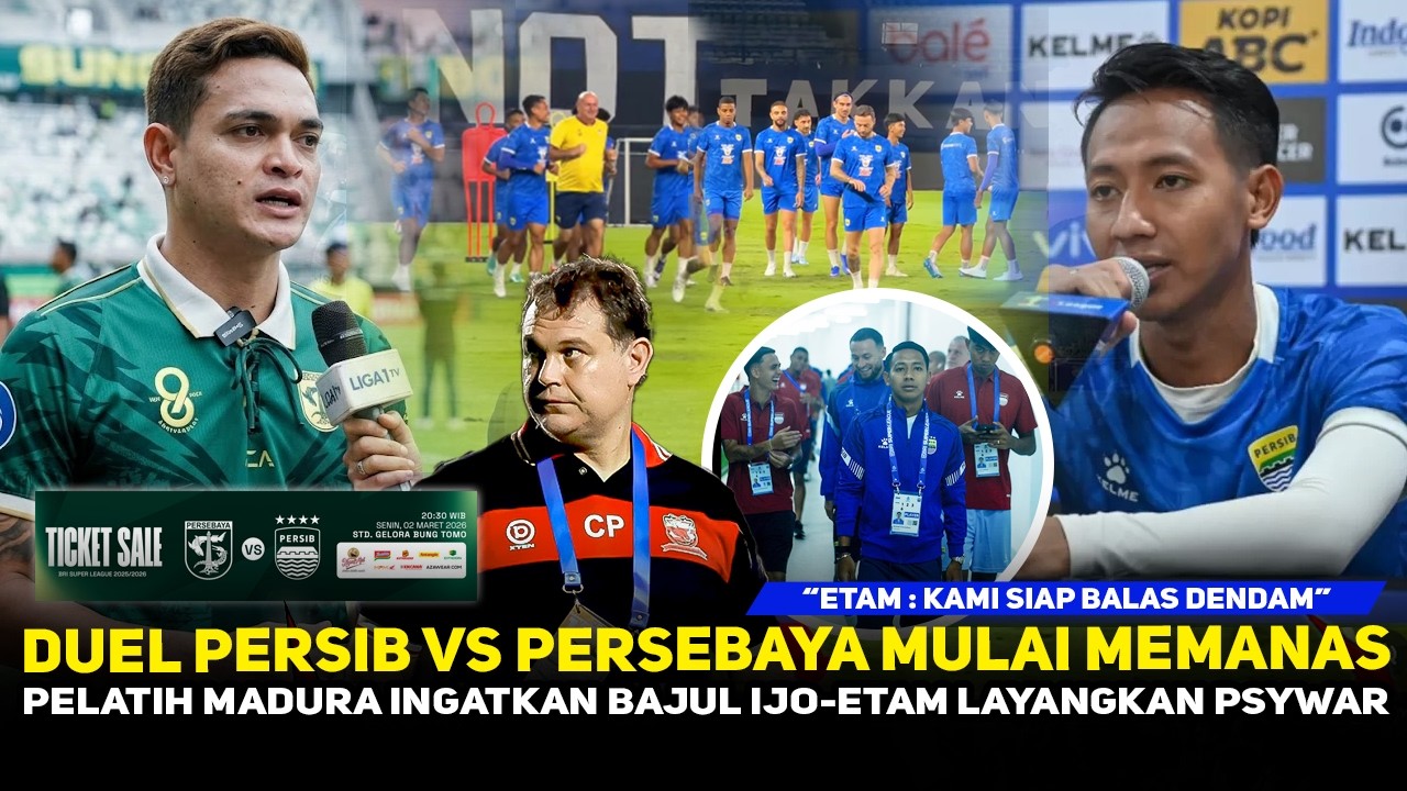 ETAM DAN GALI SALING SERANG❗️BALAS DENDAM PERSIB DI GBT MEMANAS~PELATIH MU INGATKAN PERSEBAYA