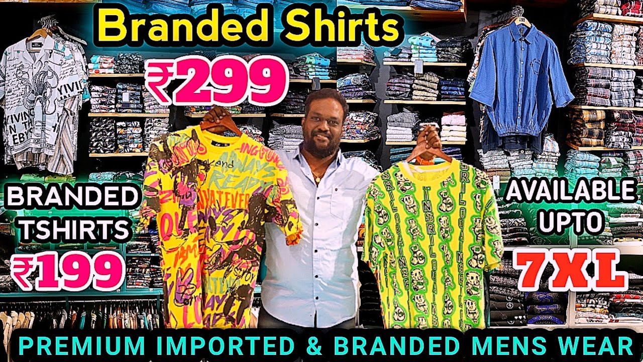 Cheapest Branded Menswear Shop In Chennai | Celebrity Collection | Premium Shop | Walking Street
