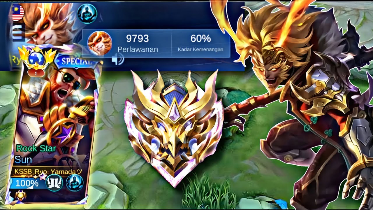 Gameplay Sun 10k match Solo rank di Immortal Season 36!. TOP GLOBAL NO.1 SUN GAMEPLAY!