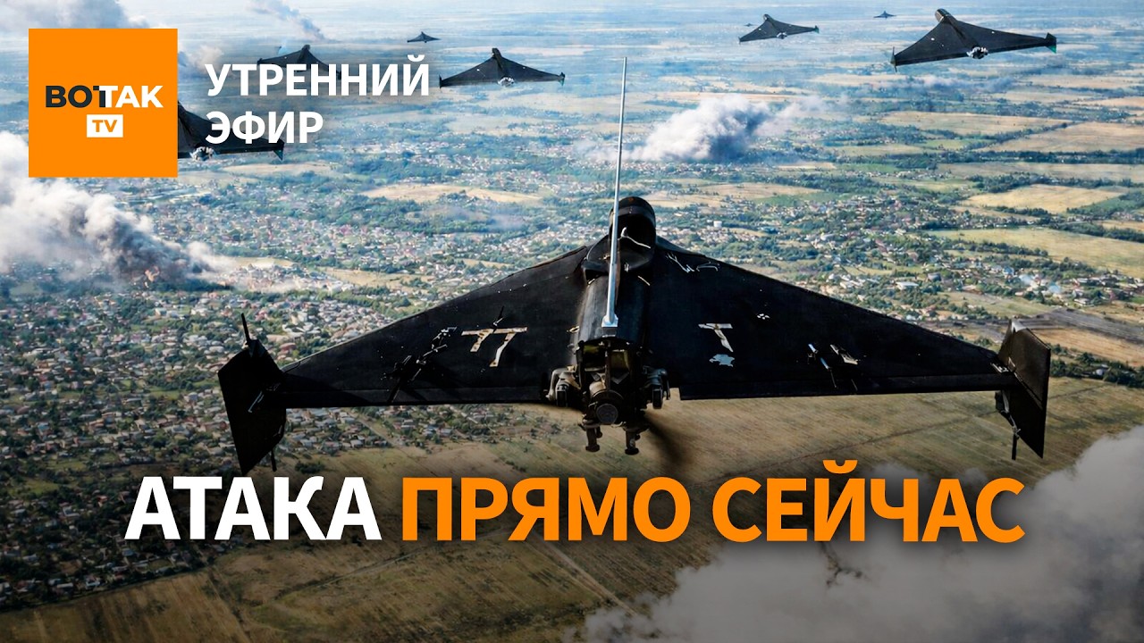⚠️ЧП под Ульяновском: опрокинулись 7 пассажирских вагонов. Большая атака по Украине / Утренний эфир