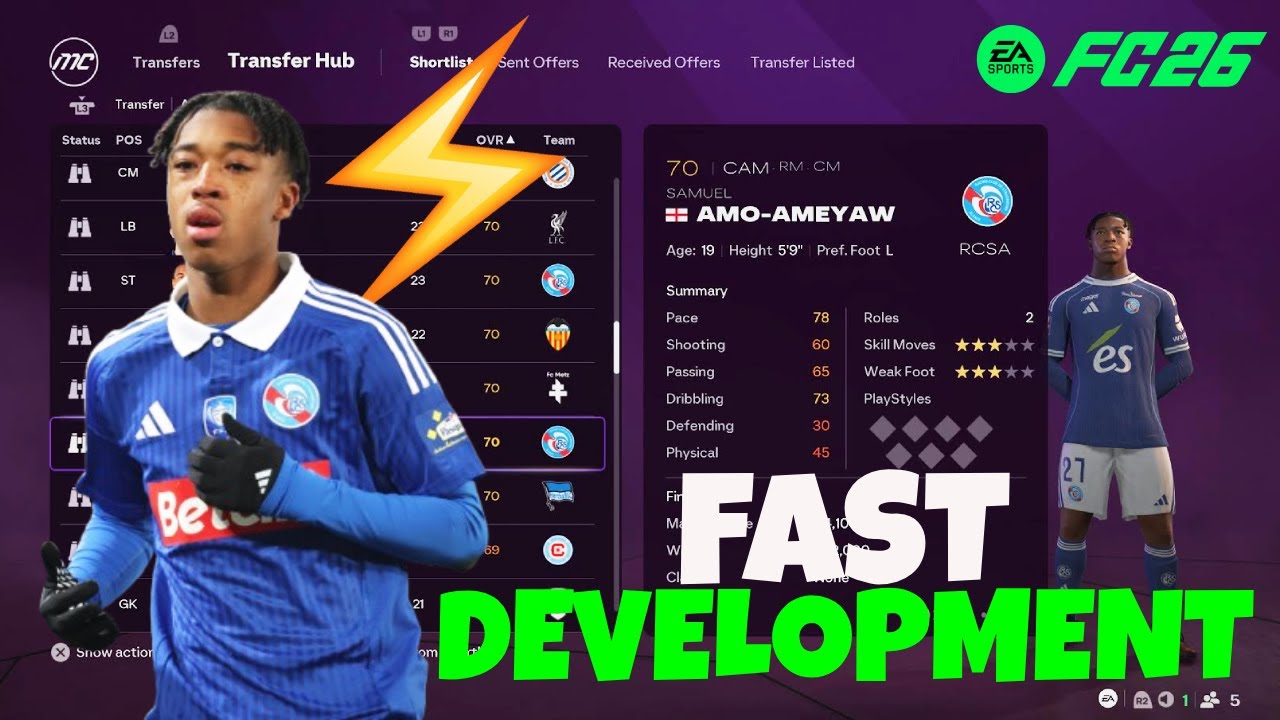 Best Cheap Players For Fast Development & Real Face Scans|FC26 Career Mode