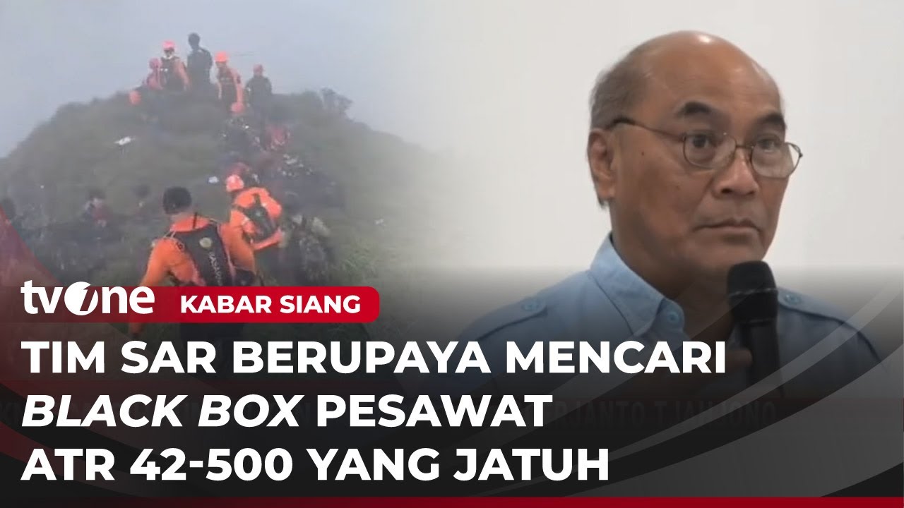 Selidiki Penyebab Insiden Pesawat ATR 42-500, KNKT Kumpulkan Bukti | Kabar Siang