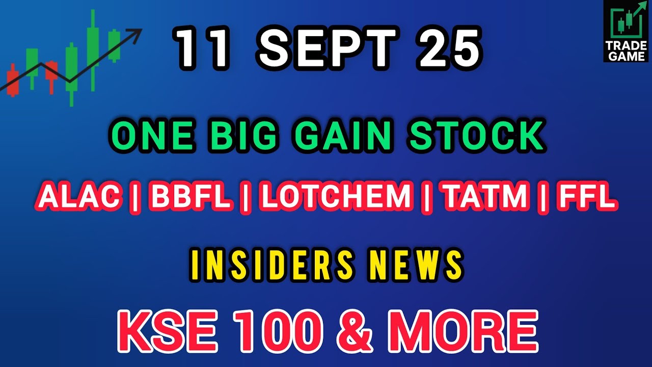 PSX Analysis TATM | FFL | BBFL | ALAC | LOTCHEM | Trade Game