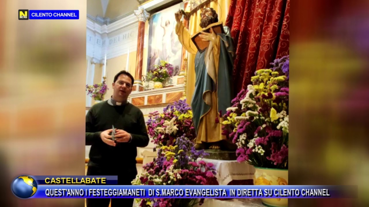 Castellabate, Il programma dei solenni festeggiamenti in onore di San Marco Evanglista
