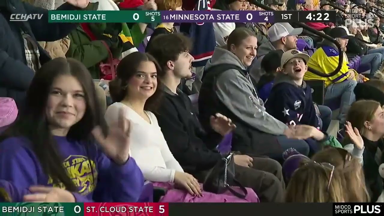 Bemidji State Men's Hockey Highlights vs #16 Minnesota State (Feb. 14, 2026)