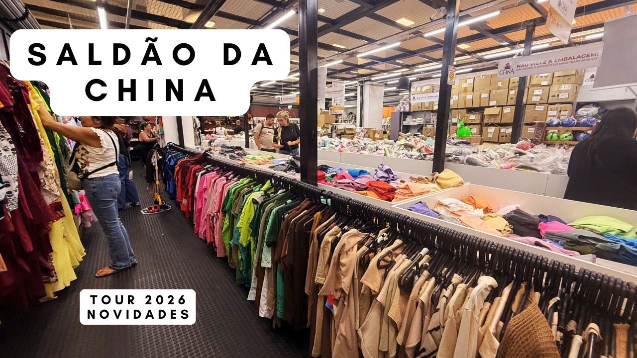 SALDÃO DA CHINA | você conhece esse OUTLET da CHINA, no BRÁS?
