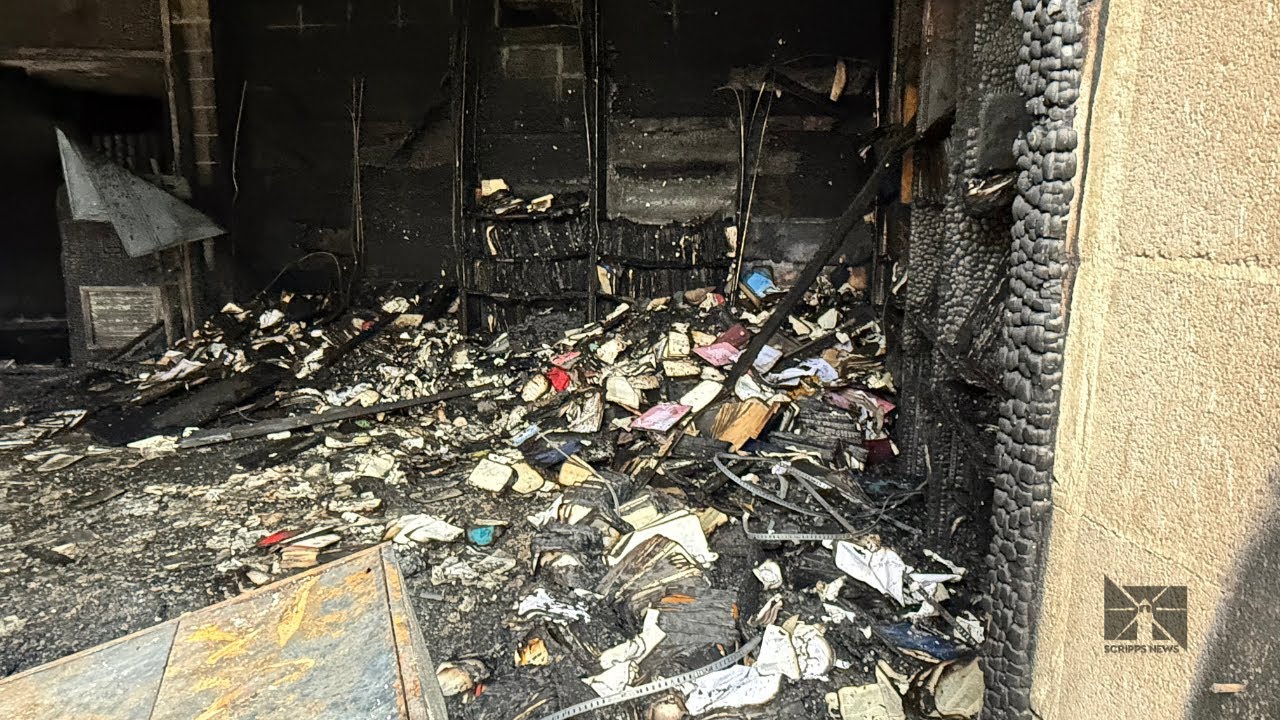 Historic synagogue in Mississippi's capital damaged by arson decades after being bombed by the KKK