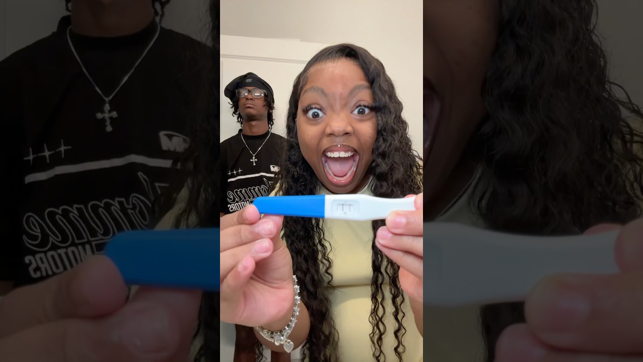 I’m pregnant prank on boyfriend ⬆️😭