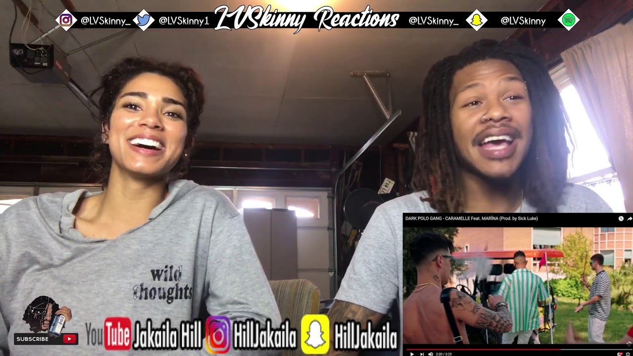 (Italian Rap) DARK POLO GANG - CARAMELLE Feat. MARÏNA (Reaction Video)