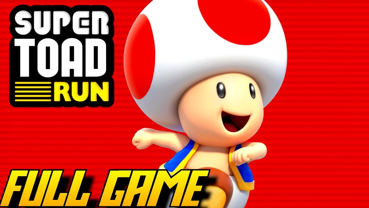 Super Toad Run - FULL Game (Complete Walkthrough)