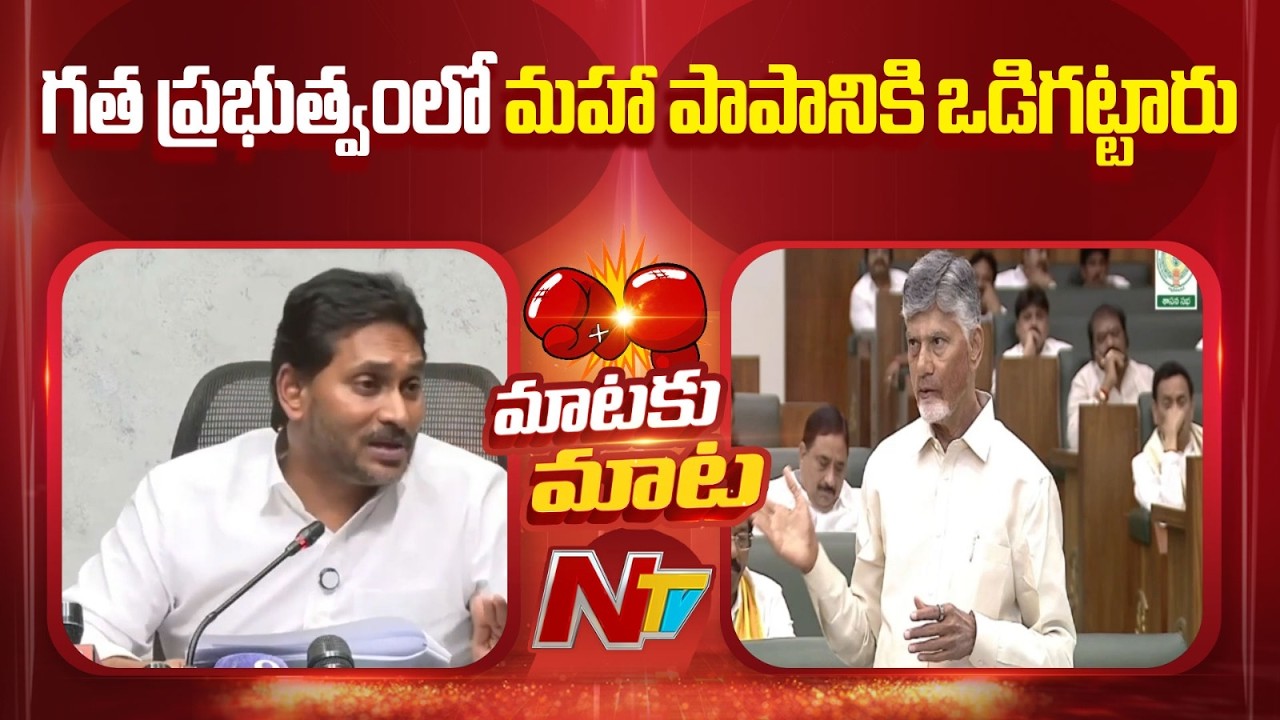 CM Chandrababu Counter To YS Jagan | NTV Telugu