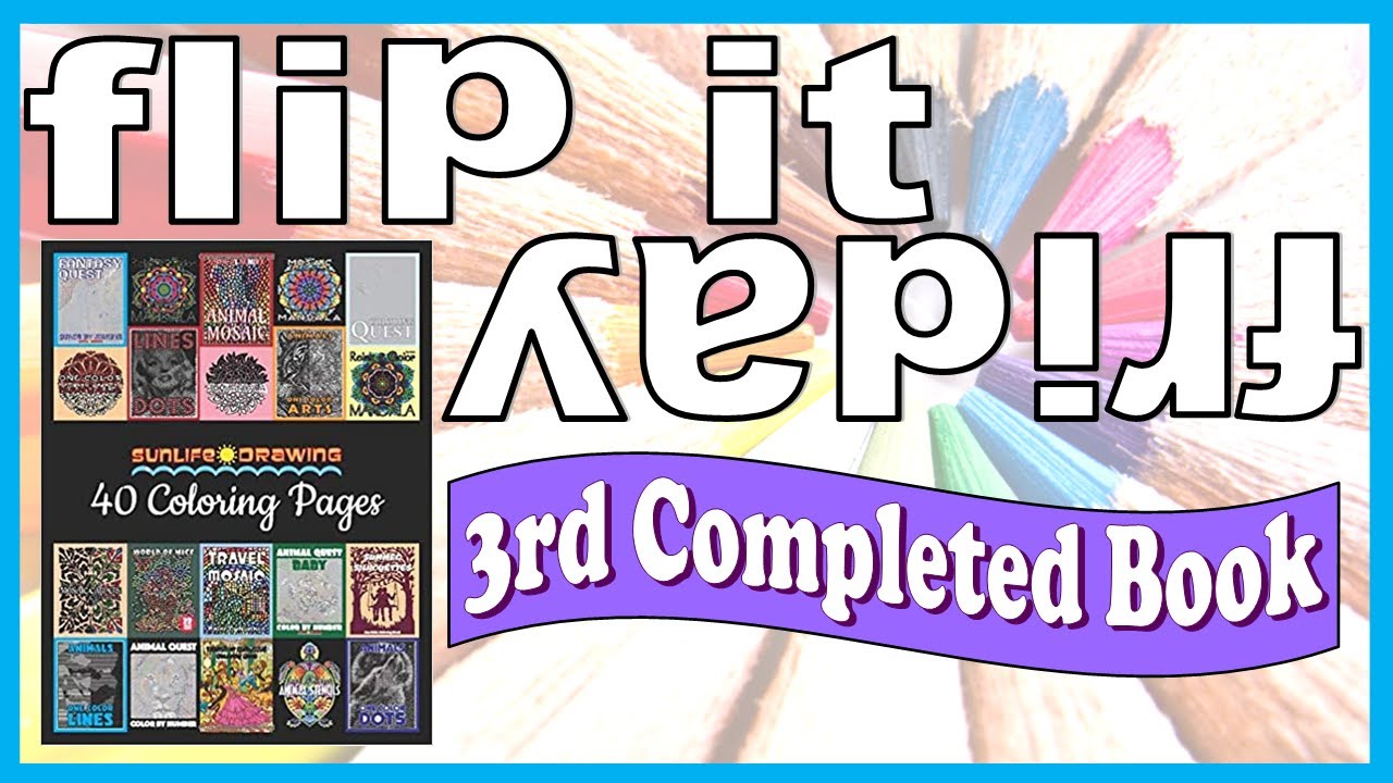 Completed Book ~ Sunlife Drawing 40 Coloring Pages