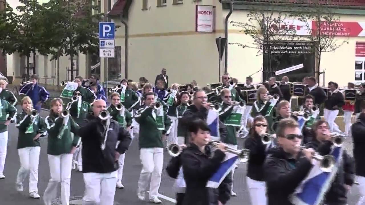 Sternmarsch zum Musikfest des FZ Großräschen  Teil 1