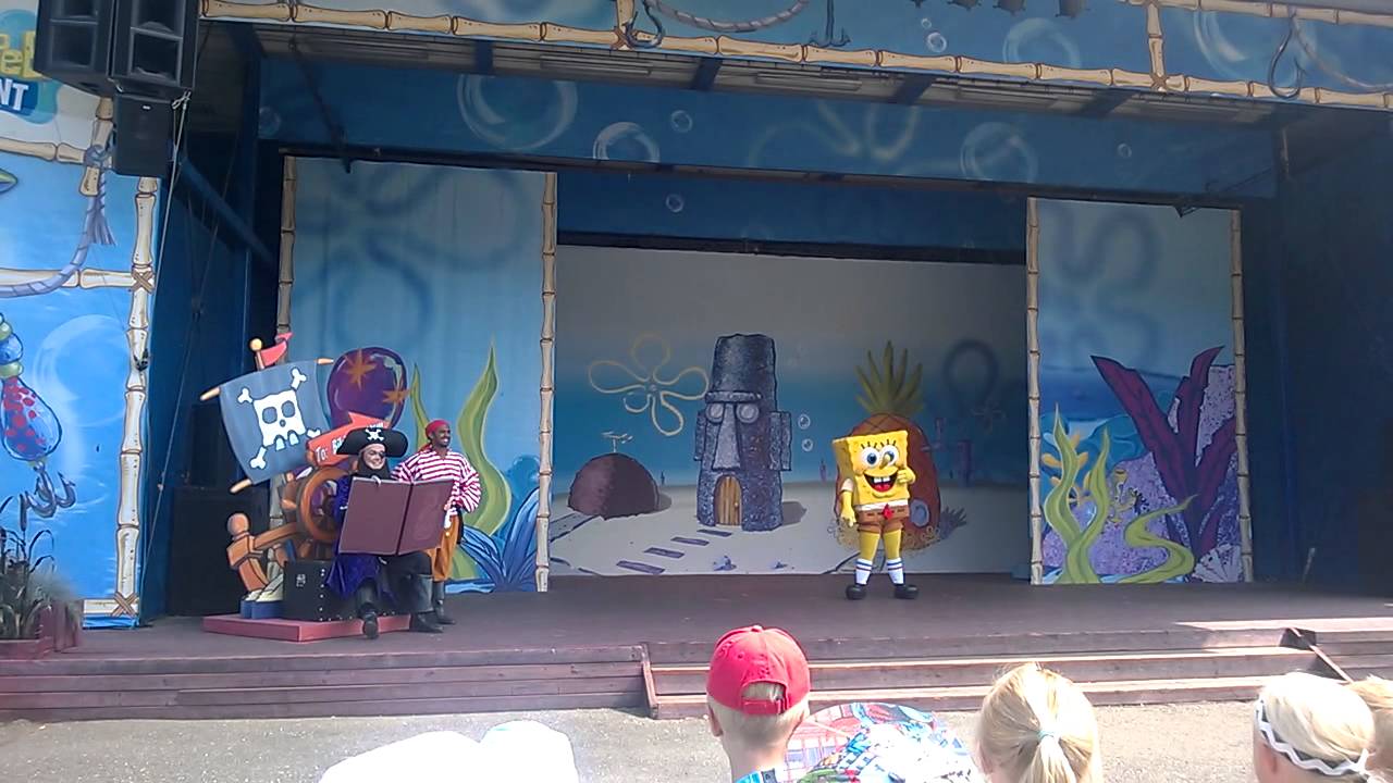 Svampbob Fyrkant / Svampebob Firkant på Tusenfryd nöjespark i Norge, 2014