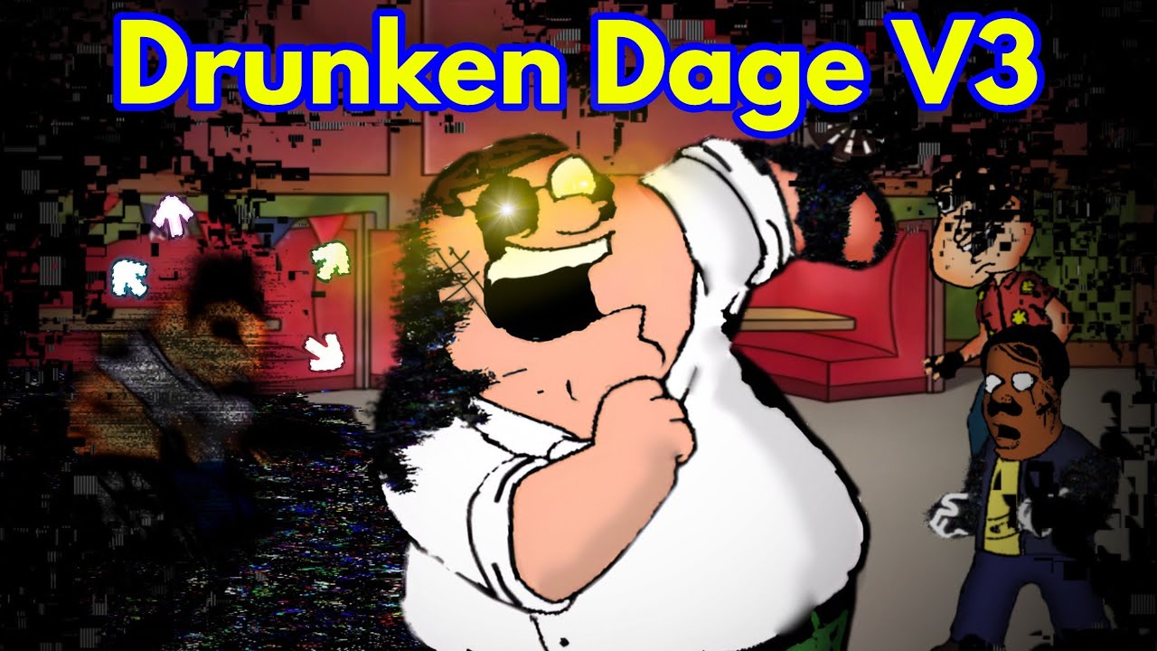Friday Night Funkin' NEW PFG Drunken Dage V3 / Family Guy (FNF/Mod/Pibby + Cutscene)