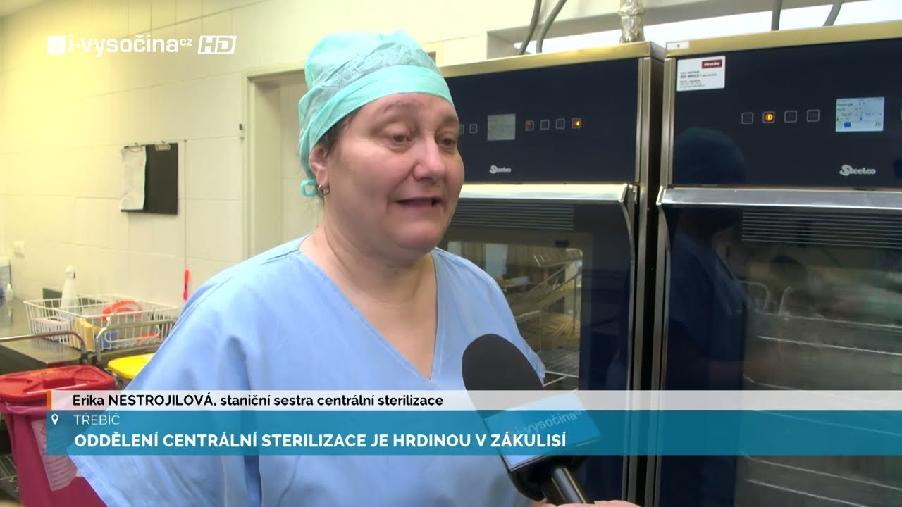 Oddělení centrální sterilizace v Nemocnici Třebíč