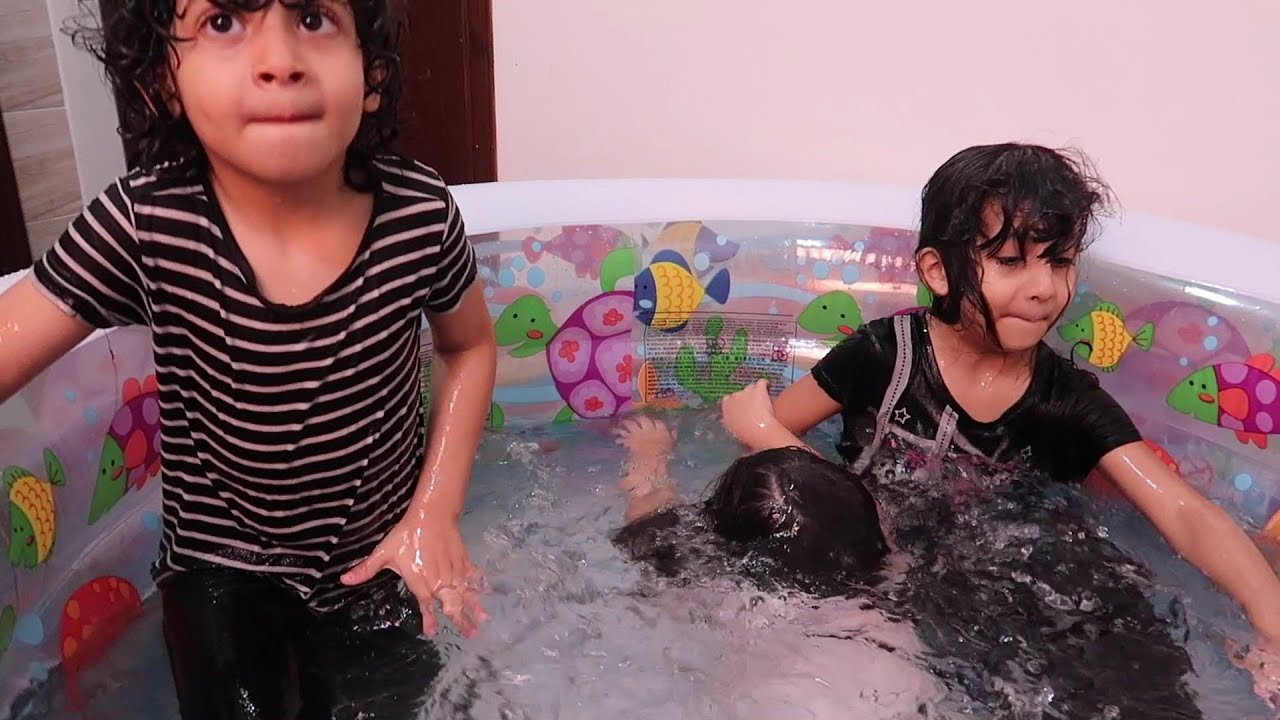 سوينا مسبح في بيتنا  فعالياتنا  بالحجر المنزلي