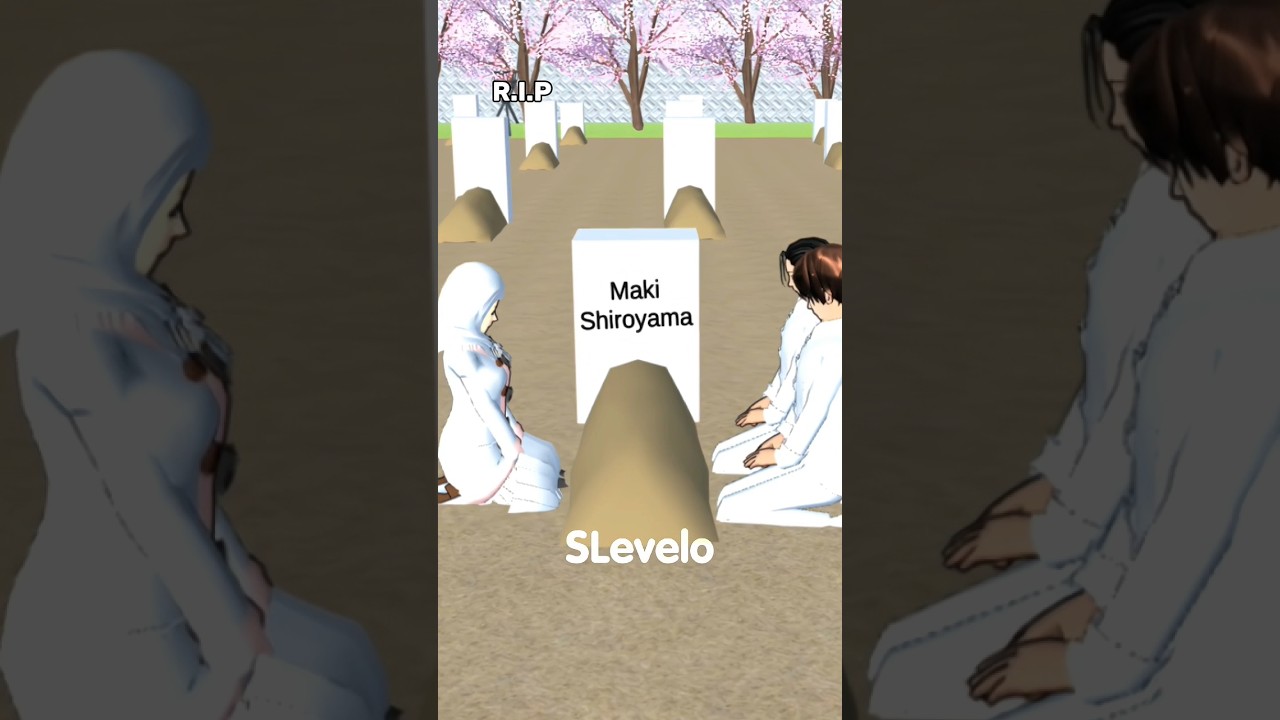 RIP Maki Shiroyama 💔⚰️ &bull; Sakura school simulator #shorts #sakura #viral