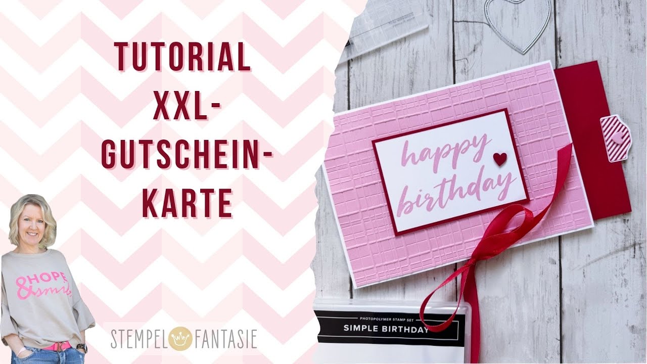 Tutorial XXL-Gutscheinkarte