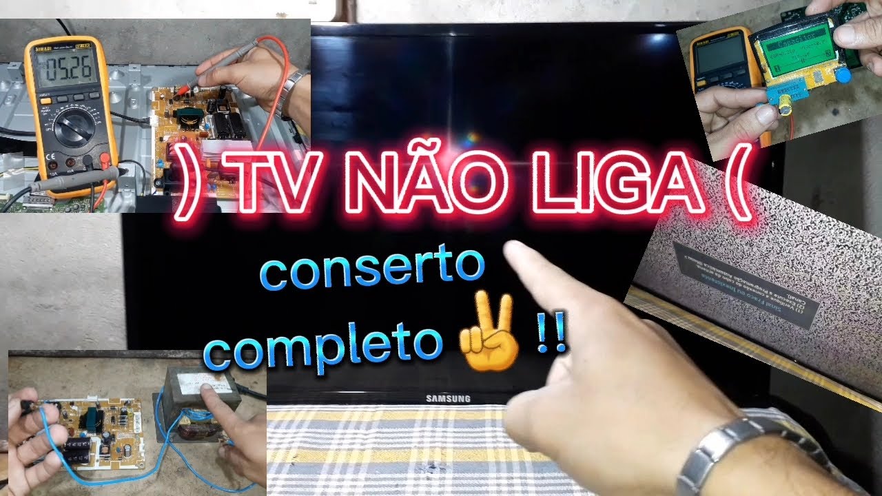 TV NÃO LIGA SANSUNG UN32EH5000G NEM O LED PISCA NÃO PEGA , DEFEITO NA FONTE