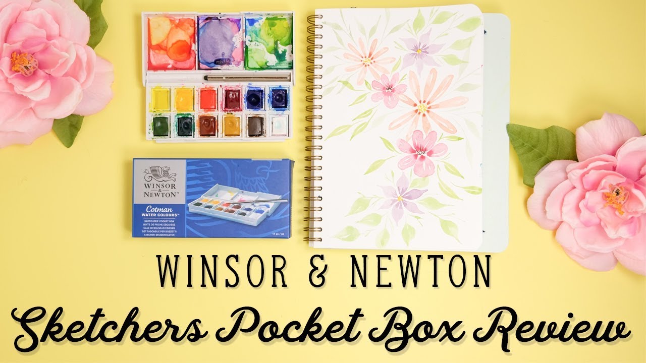 Winsor & Newton Sketchers Pocket Box Review (Beginners Watercolour Set)