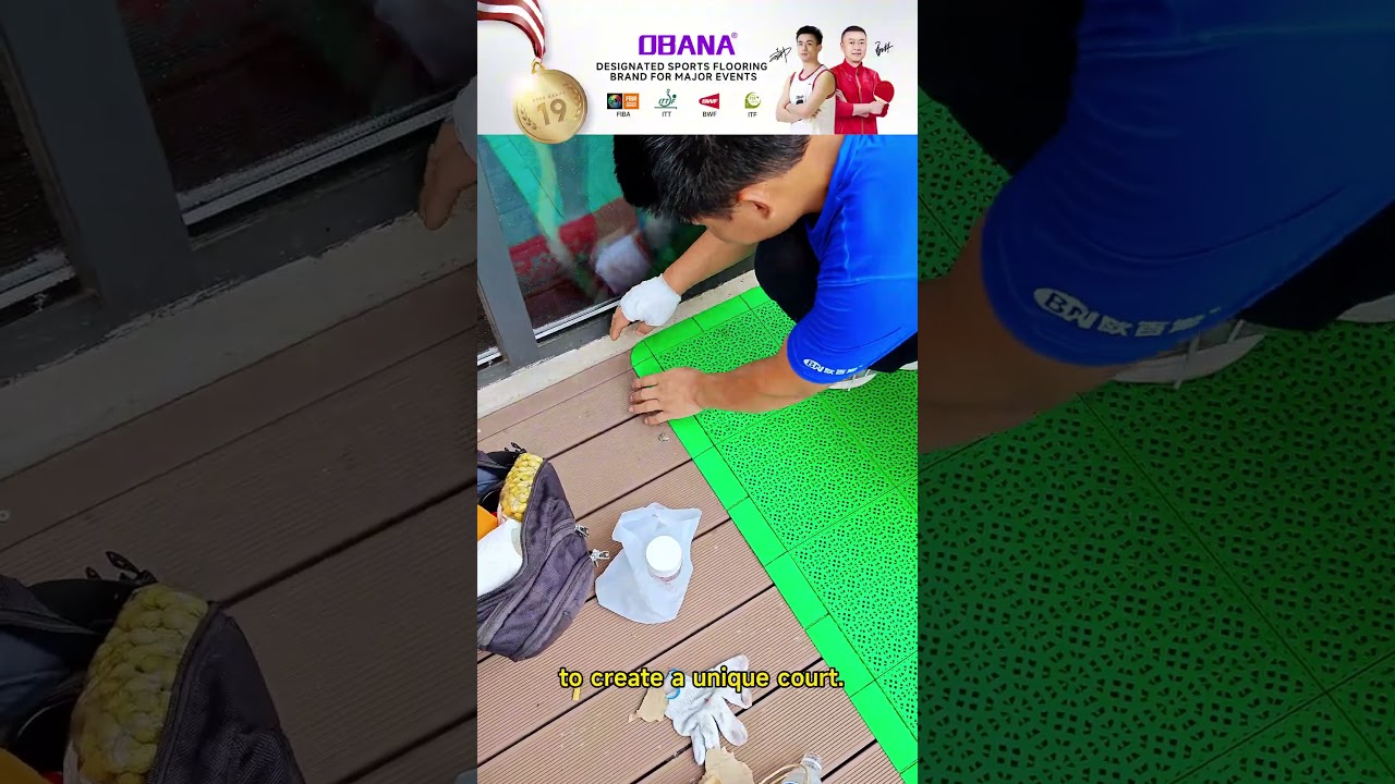 What&rsquo;s it like to build an outdoor pickleball court on a rooftop?#OBANA #pickleball #flooring