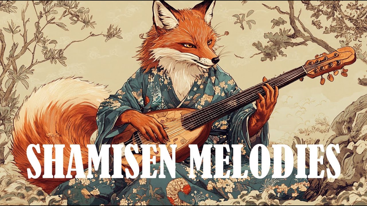 【和風BGM】Japanese Modern Fusion: Kyoto Nights ✨ Relaxing Shamisen & Ambient Serenity