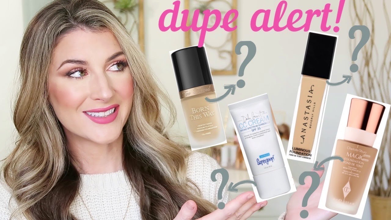 THESE DRUGSTORE FOUNDATIONS ARE JUST LIKE HIGH END! | DUPES FOR CHARLOTTE TILBURY, TOO FACED, ETC.