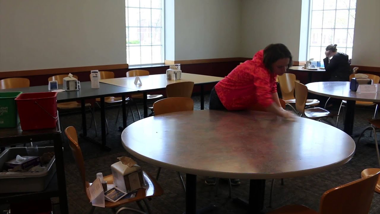 Inspire Dining Hall Table Cleaning