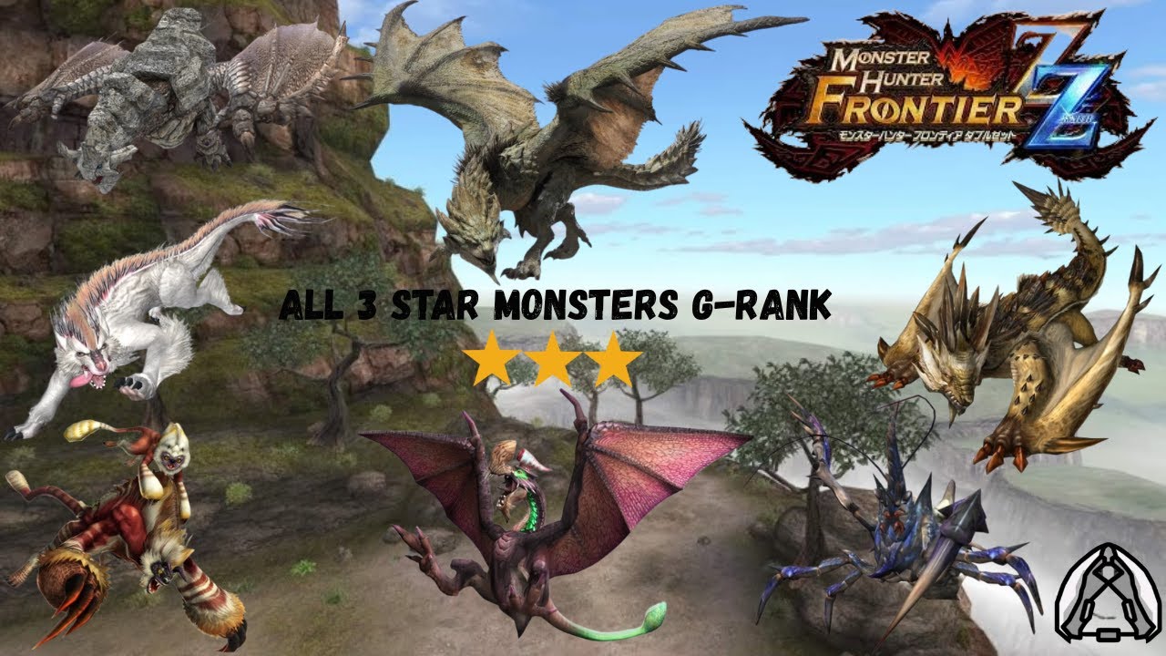 [Monster Hunter Frontier Z Zenith] All 3 Star Monsters G Rank Quest (HC) (Magnet Spike) [Solo]