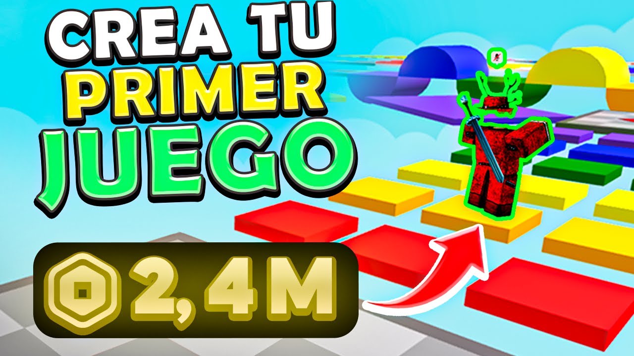 C&oacute;mo hacer tu PRIMER juego Roblox en 2024 (Hacer Robux)