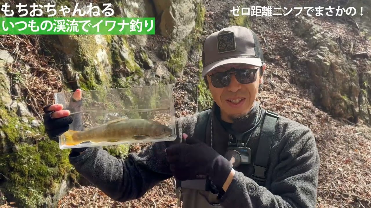 ゼロ距離ニンフィングでまさかの魚が！！いつもの渓流でイワナ釣り！