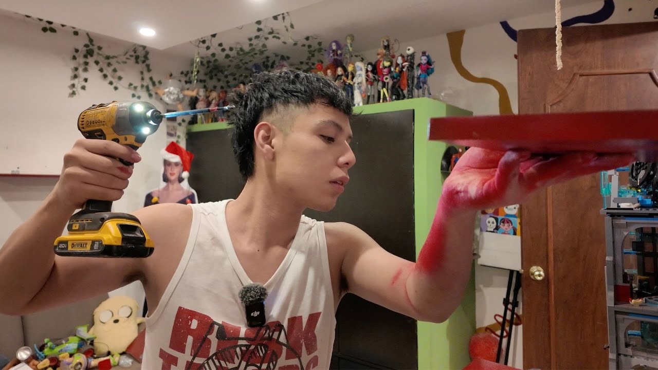 mini remodelación a mi cuarto en la madrugada xd | Vlogmas 18 🎄