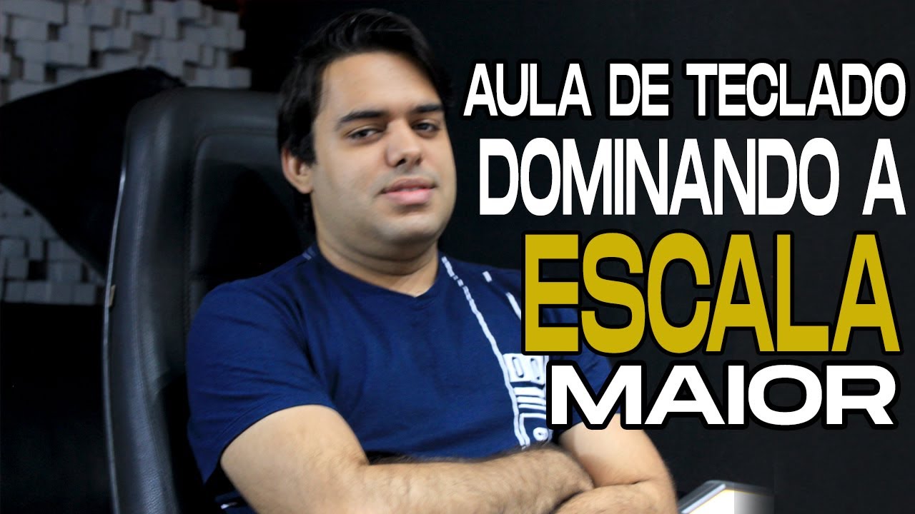 AULA DE TECLADO - DOMINANDO A ESCALA MAIOR - VIDEO AULA COMPLETA
