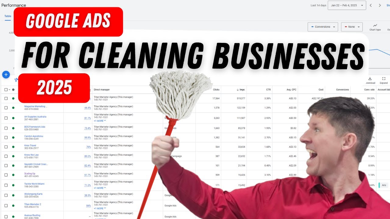Cleaning Business? Print Clients On Demand With This Exact 2025 Google Ads Strategy.