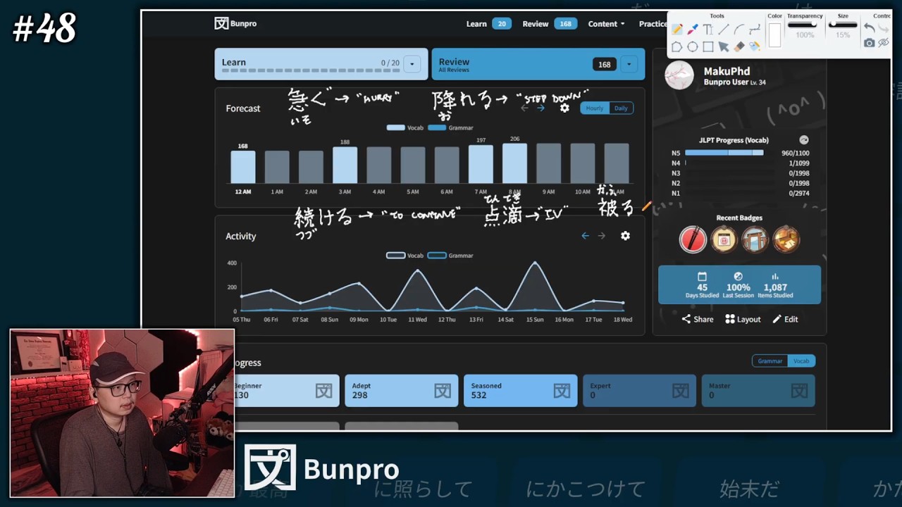 MAKU LEARNS: Bunpro - Day 48