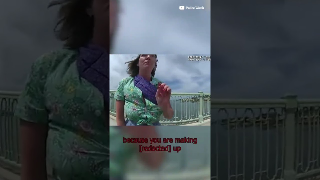 She&rsquo;s yelling at her son on the public bridge