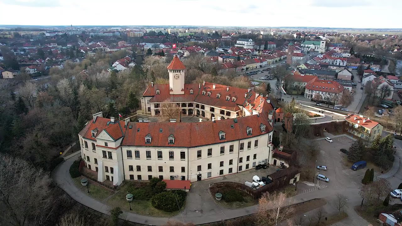 Pułtusk Castle, Poland 🇵🇱 | Drone Flight in 4K | Slow Europe
