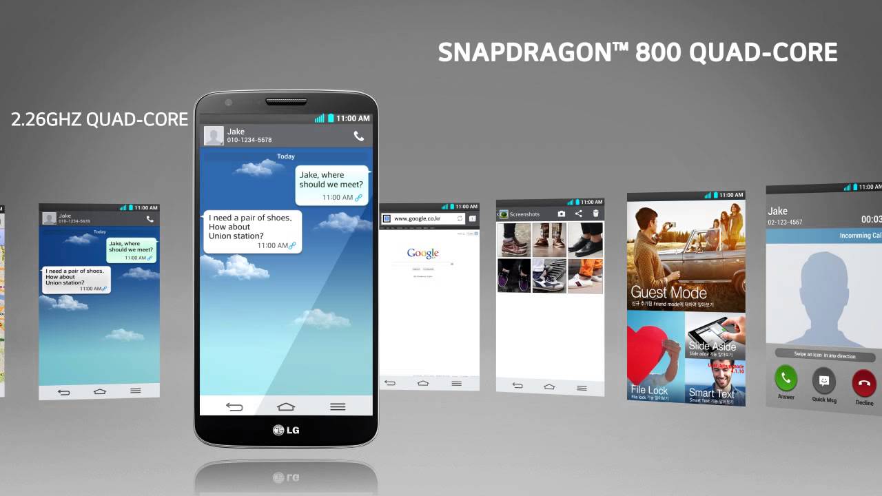 LG G2's SNAPDRAGON 800 QUAD-CORE