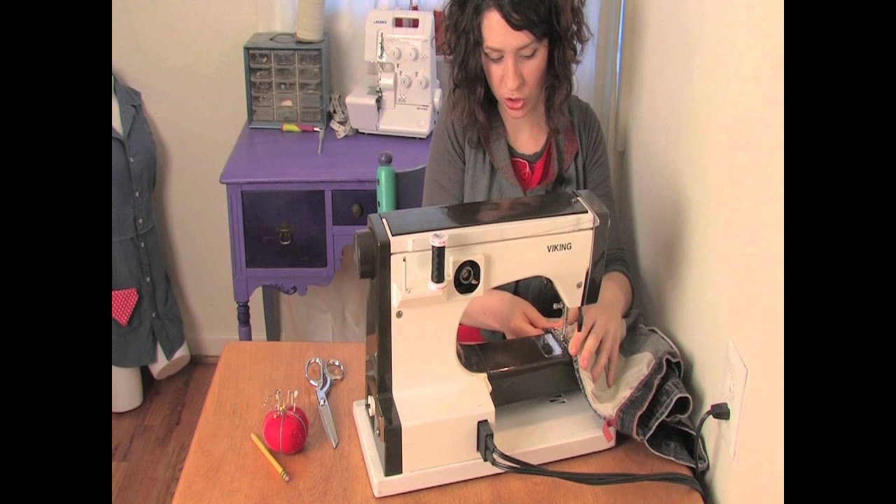 How to Turn Baggy Jeans Into Tight Jeans : Altering Jeans