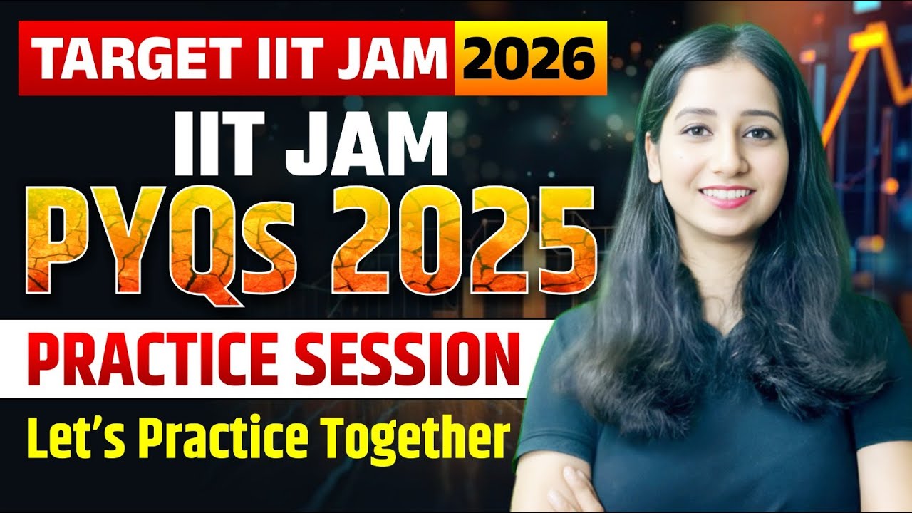 IIT JAM 2025 Paper PYQ Questions Practice part 2  I Techniques Question Practice part I IIT JAM 2026