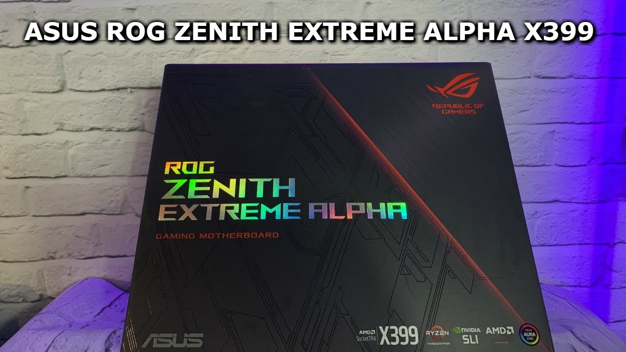 Asus Rog Zenith Extreme Alpha X399 Review