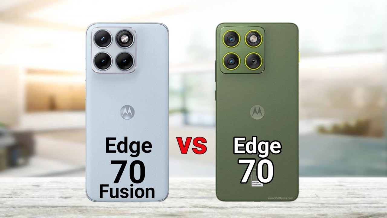 Motorola Edge 70 Fusion vs Motorola Edge 70
