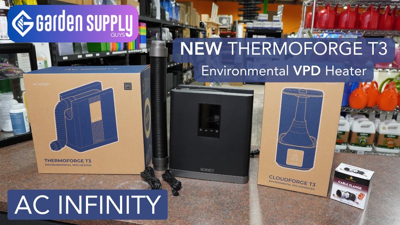 NEW AC Infinity THERMOFORGE T3 Enviornmental VPD Heater OVERVIEW and TESTING
