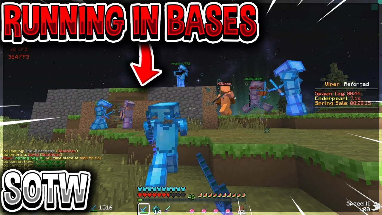running viper reforged SOTW *HARDCORE* | Minecraft HCF